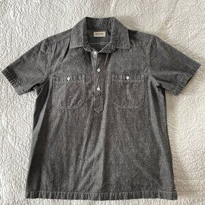Taylor Stitch Gray Chambray Button Down Shirt